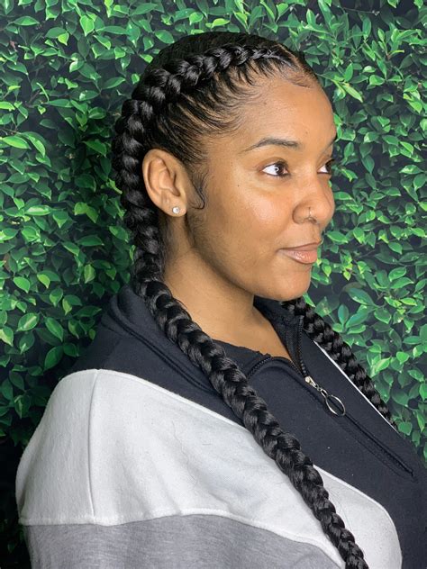 2 feed in braid styles